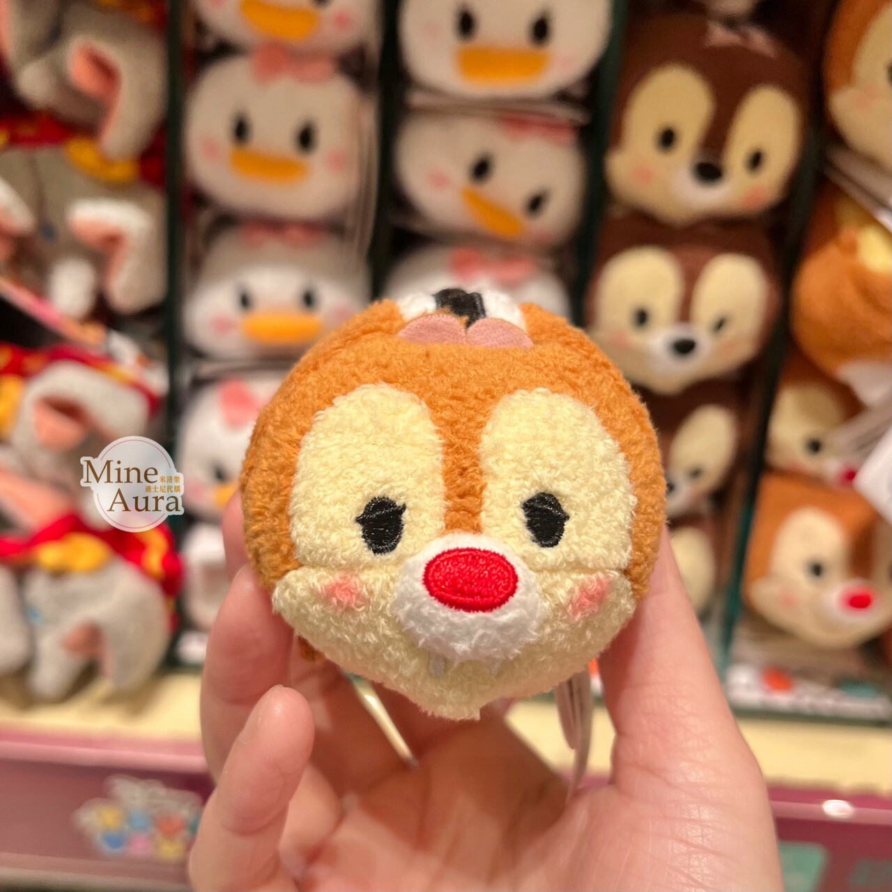 TSUM TSUM 紅鼻 蒂蒂 Dale 迷你公仔 娃娃 奇奇蒂蒂 Chip 'n Dale -香港迪士尼樂園