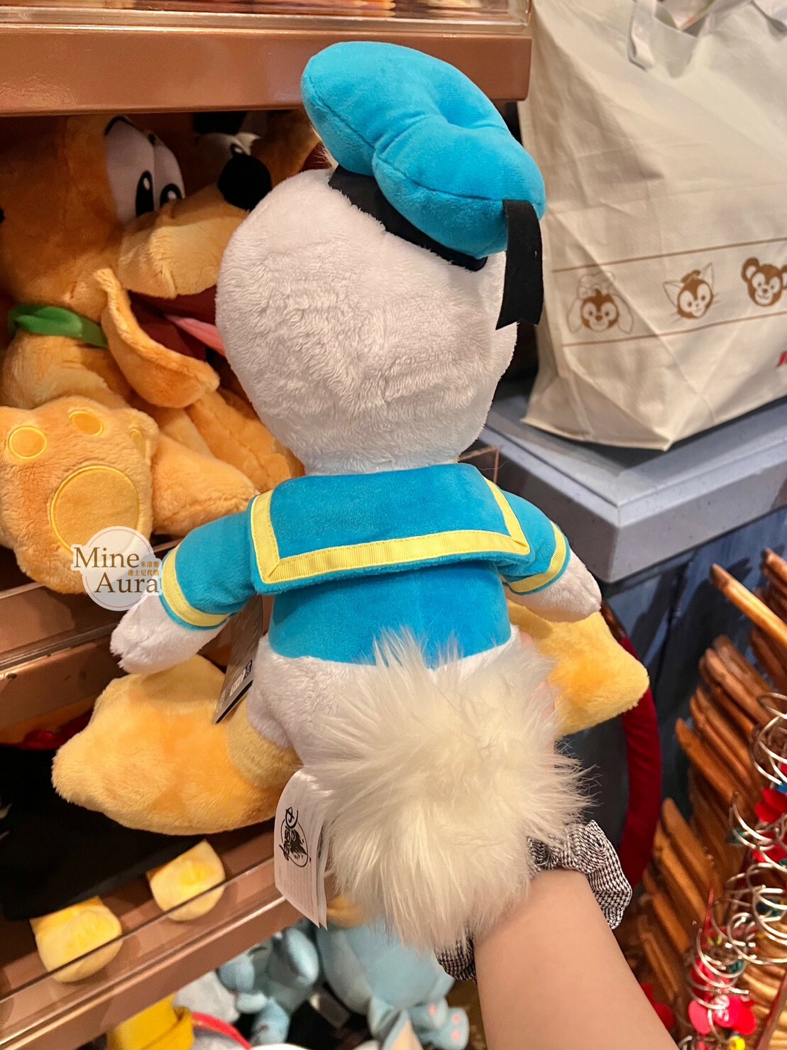 Q版 大腳丫系列 唐老鴨 Donald 娃娃 玩偶 -香港迪士尼樂園