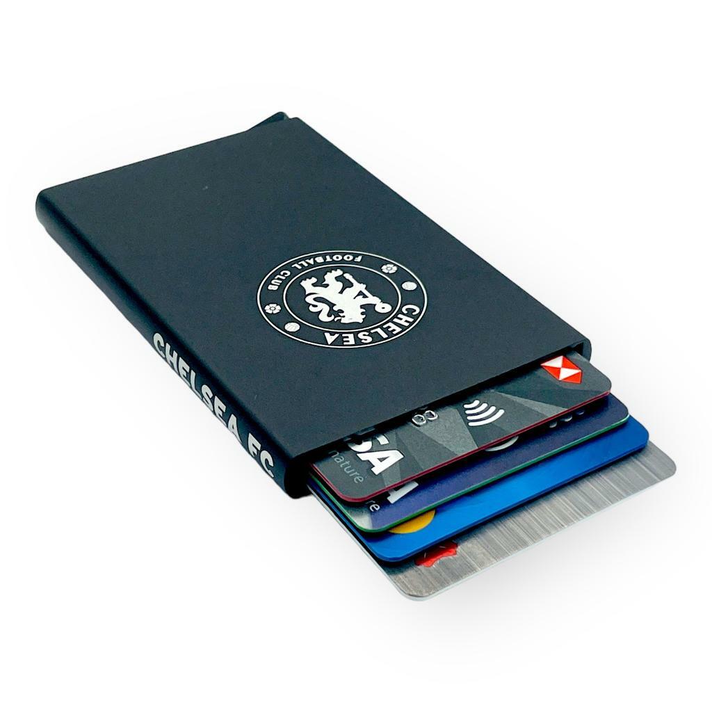 車路士啞黑色金屬卡片盒