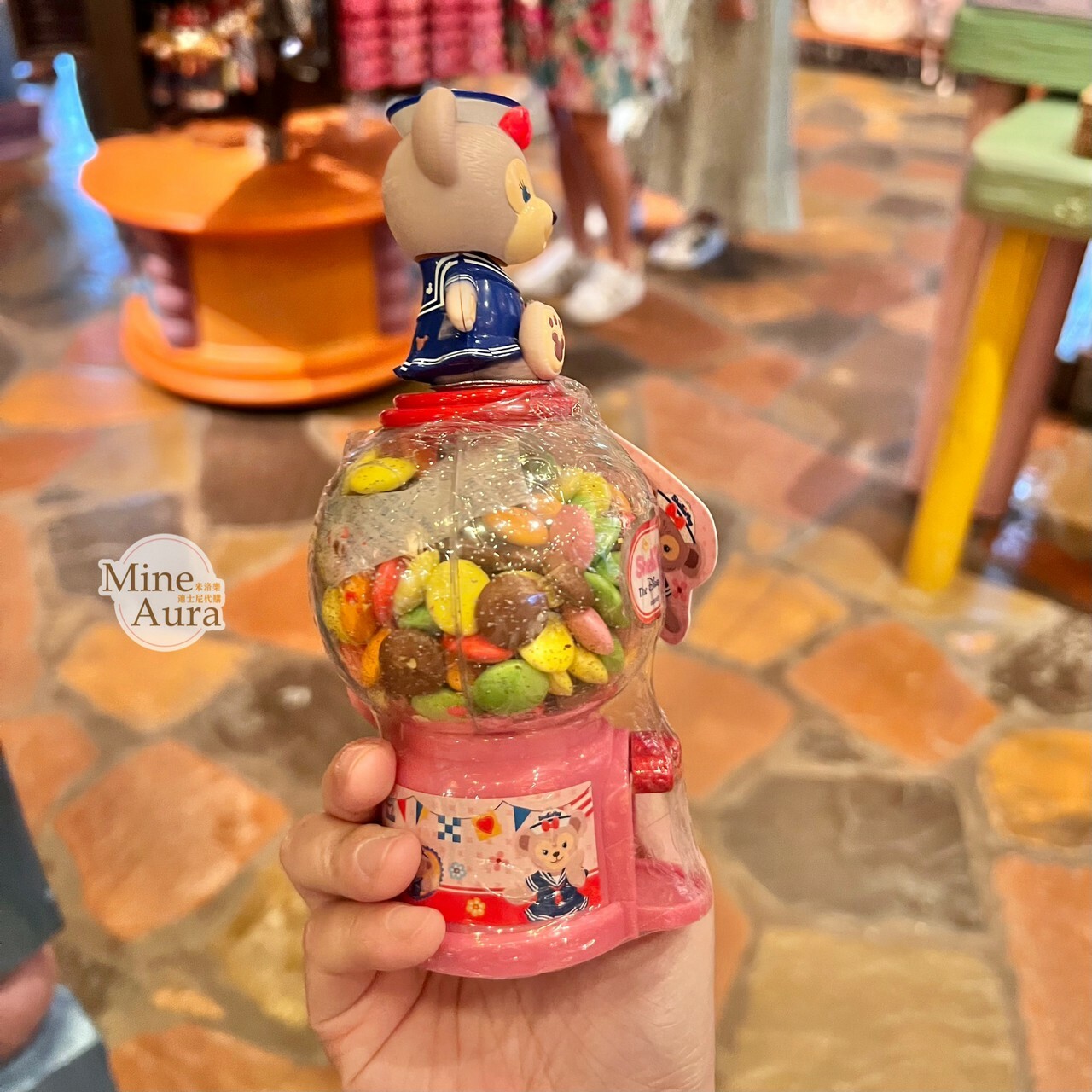 雪莉玫 ShellieMay 扭蛋機造型 糖果盒 -香港迪士尼樂園