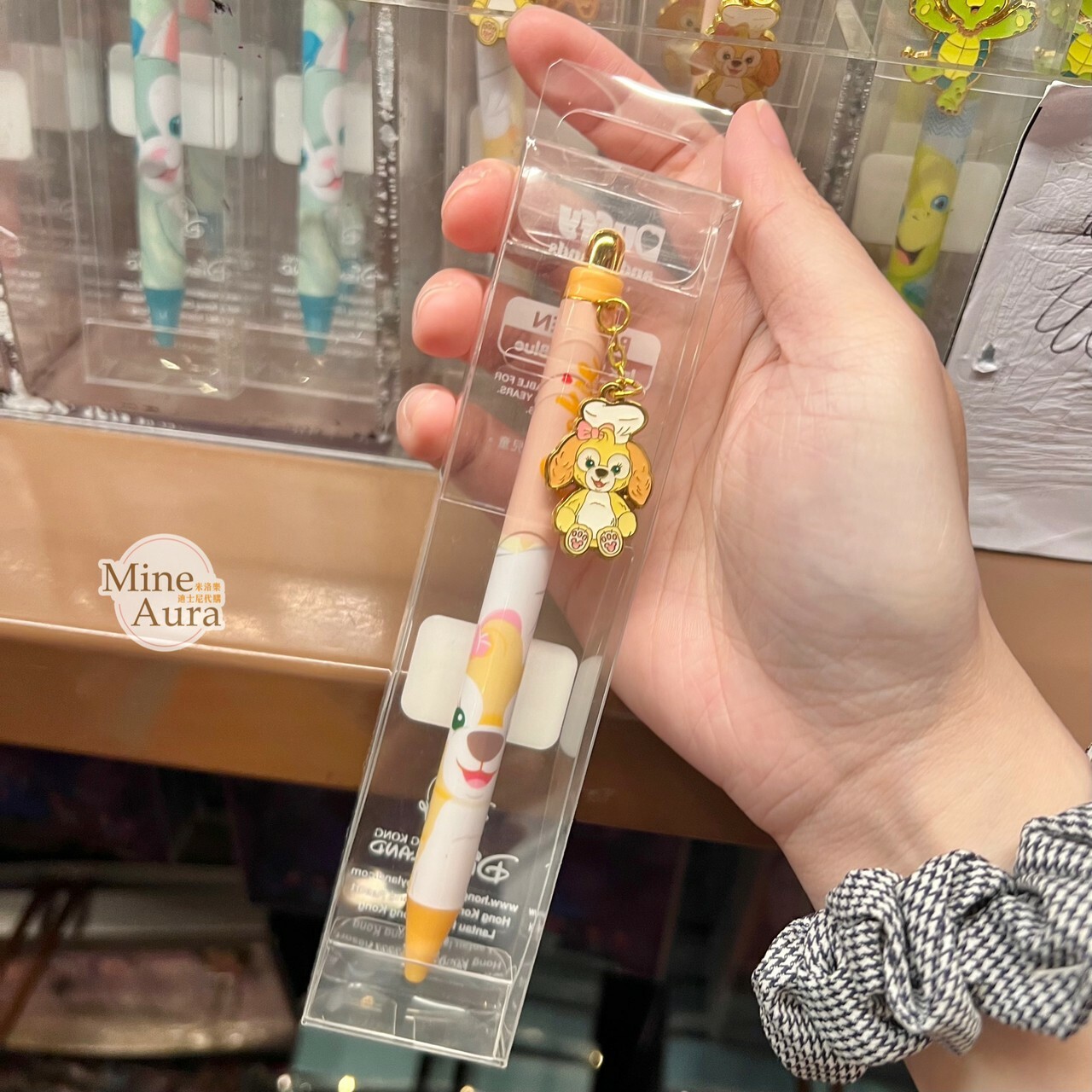 可琦安 餅乾 CookieAnn 金屬墜飾 圓珠筆 文具用品 -香港迪士尼樂園