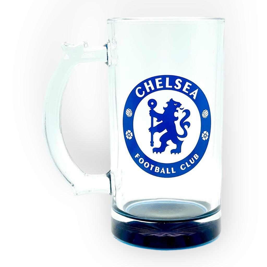 車路士藍色啤酒杯