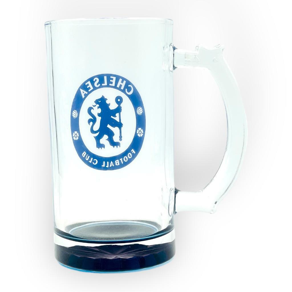 車路士藍色啤酒杯