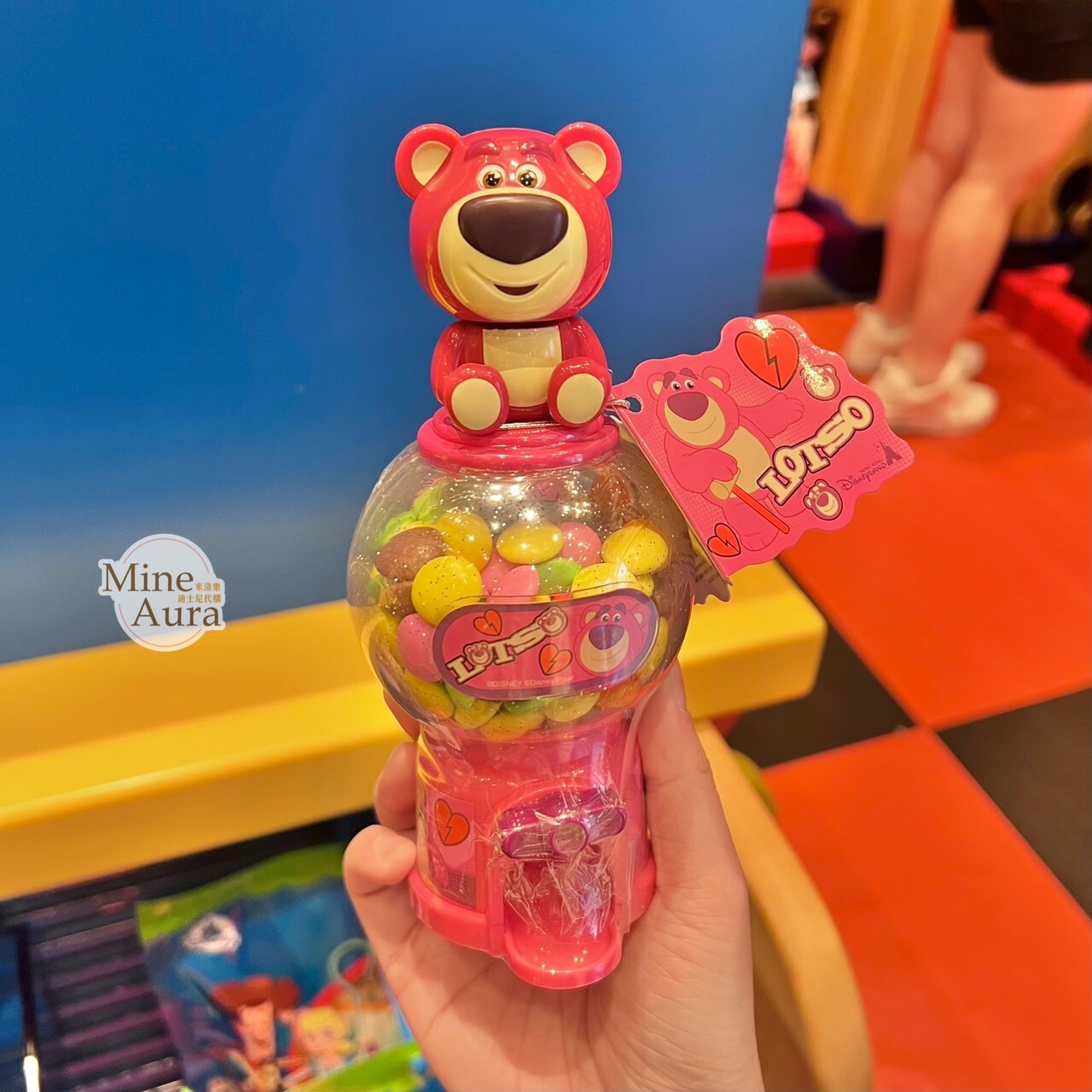 熊抱哥 Lotso 扭蛋機造型 糖果盒 玩具總動員 Toy Story -香港迪士尼樂園