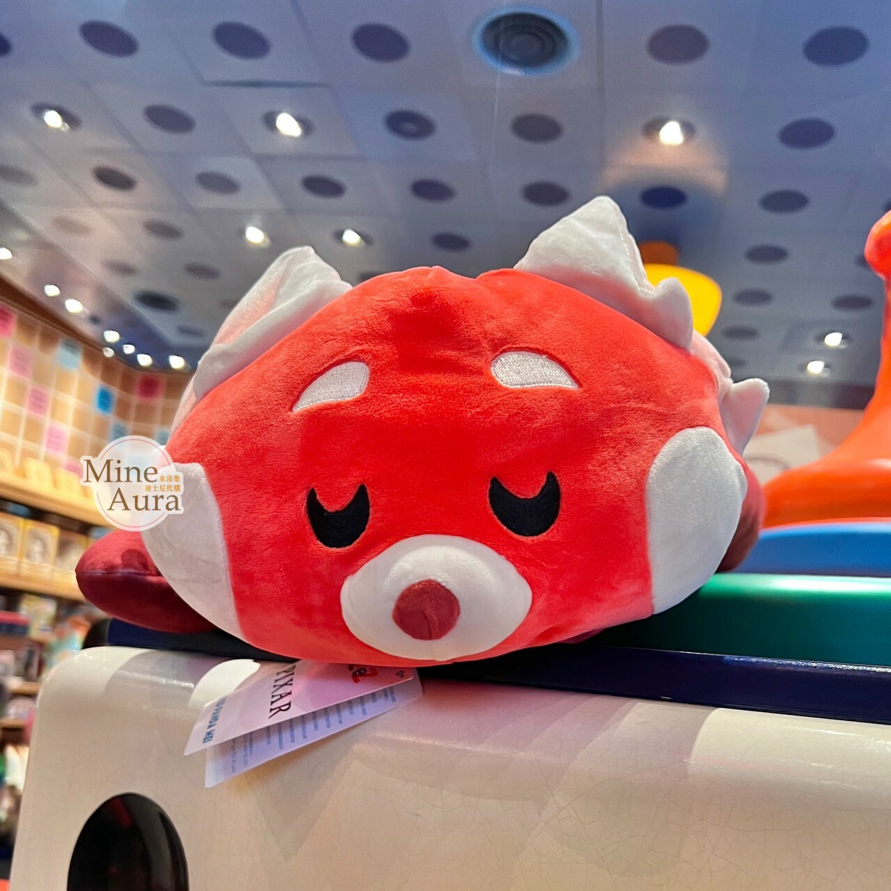 紅熊貓 美美 Meilin 趴趴 趴姿 睡顏 娃娃 玩偶 青春養成記 Turning Red -香港迪士尼樂園