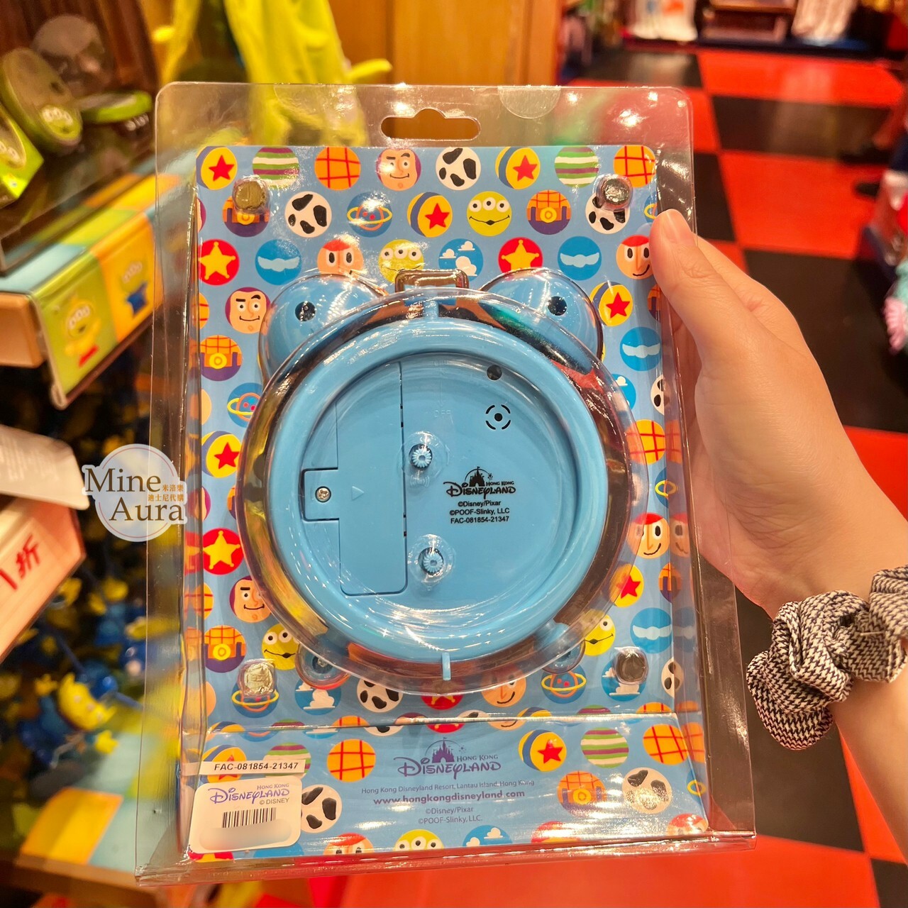 玩具總動員 Toy Story  星星圖案 造型 時鐘 鬧鐘 -香港迪士尼樂園