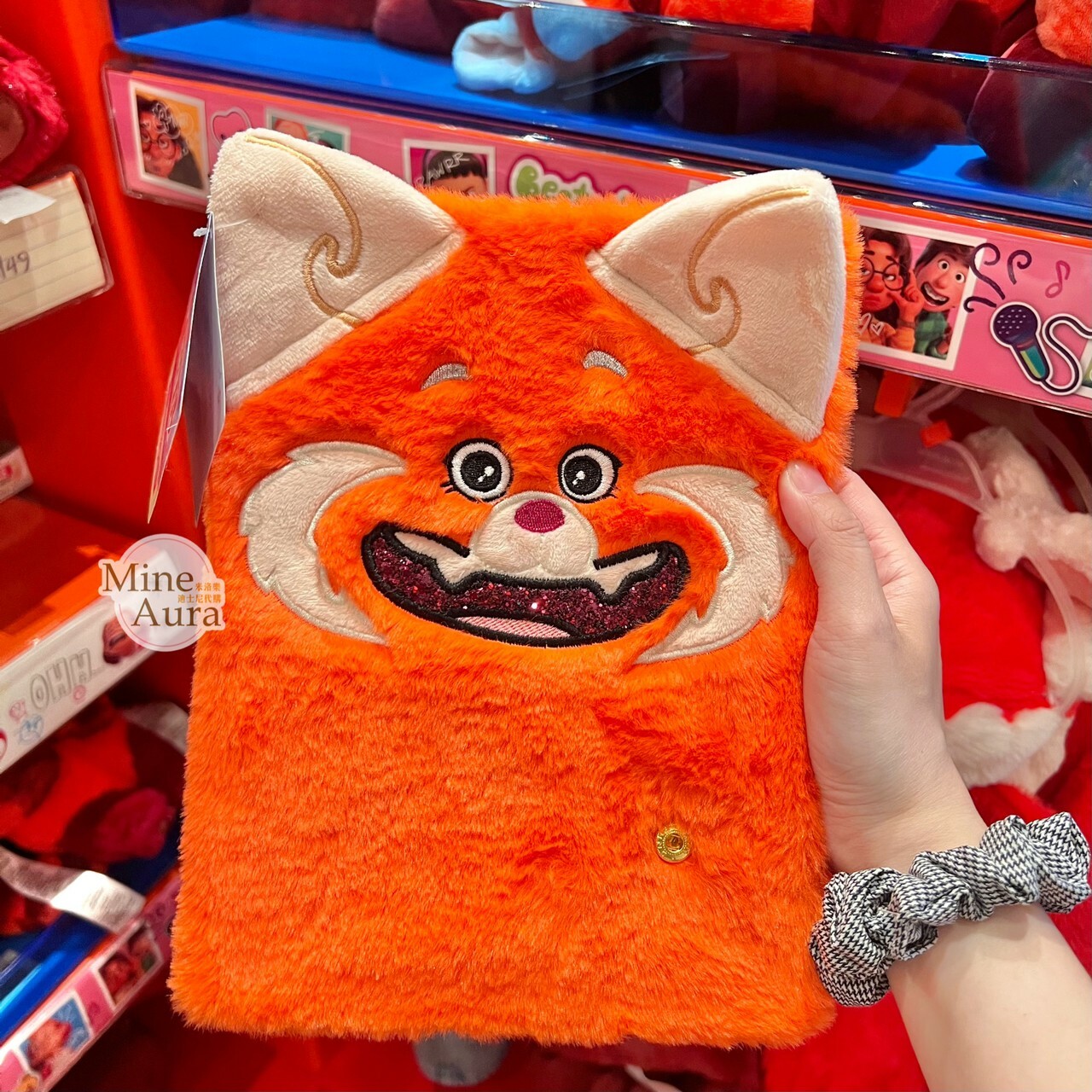 紅熊貓 美美 Meilin 毛毛造型 筆記本 記事本 青春養成記 Turning Red -香港迪士尼樂園