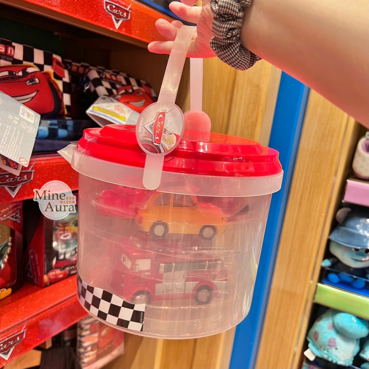 閃電麥坤 Lightning McQueen 洗澡 玩具 組 -香港迪士尼樂園