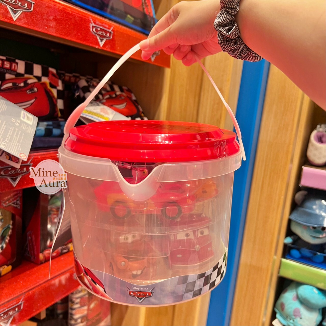 閃電麥坤 Lightning McQueen 洗澡 玩具 組 -香港迪士尼樂園