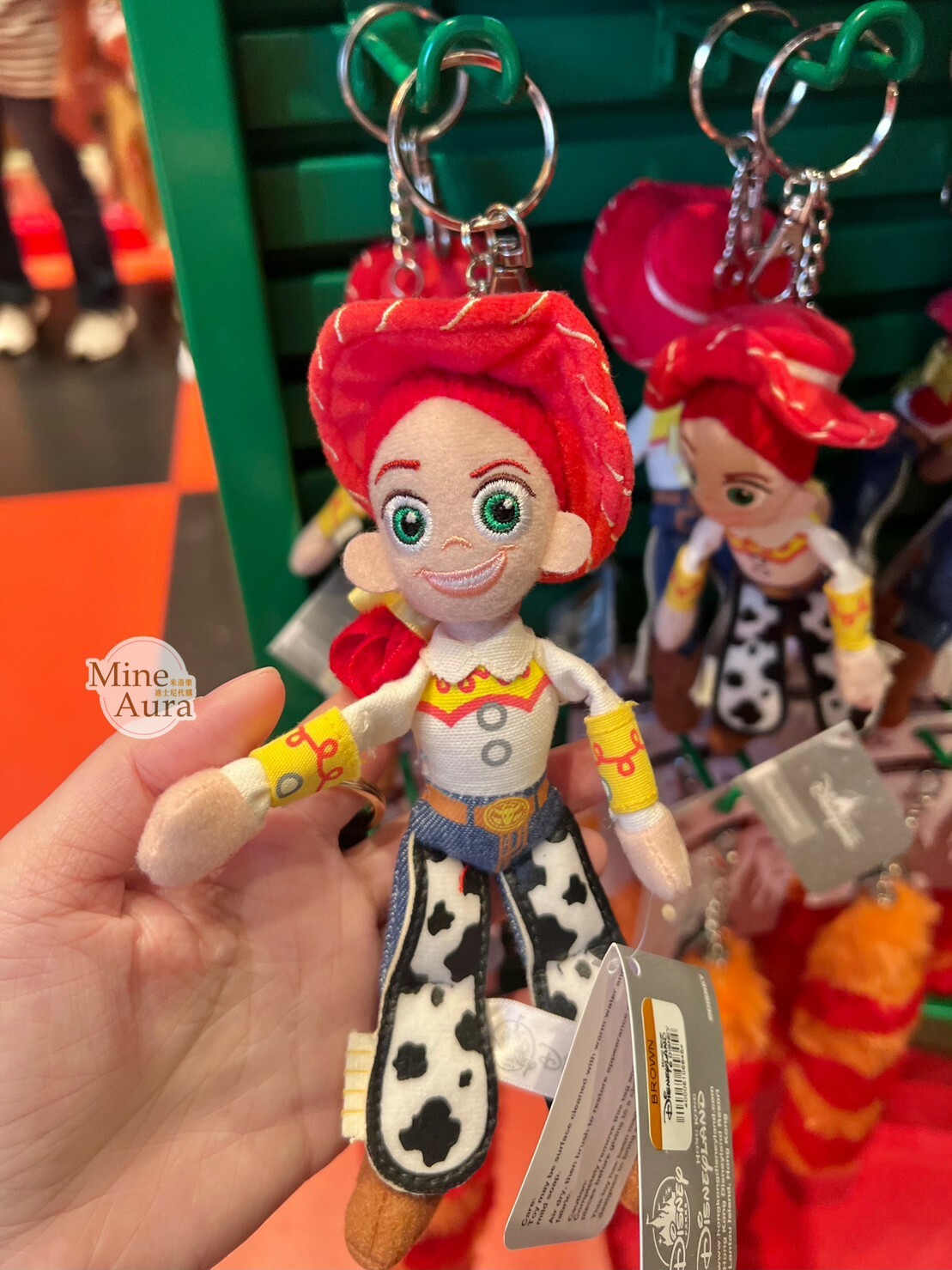 翠絲 Jessie 絨毛 鑰匙圈 吊飾 玩具總動員 Toy Story -香港迪士尼樂園