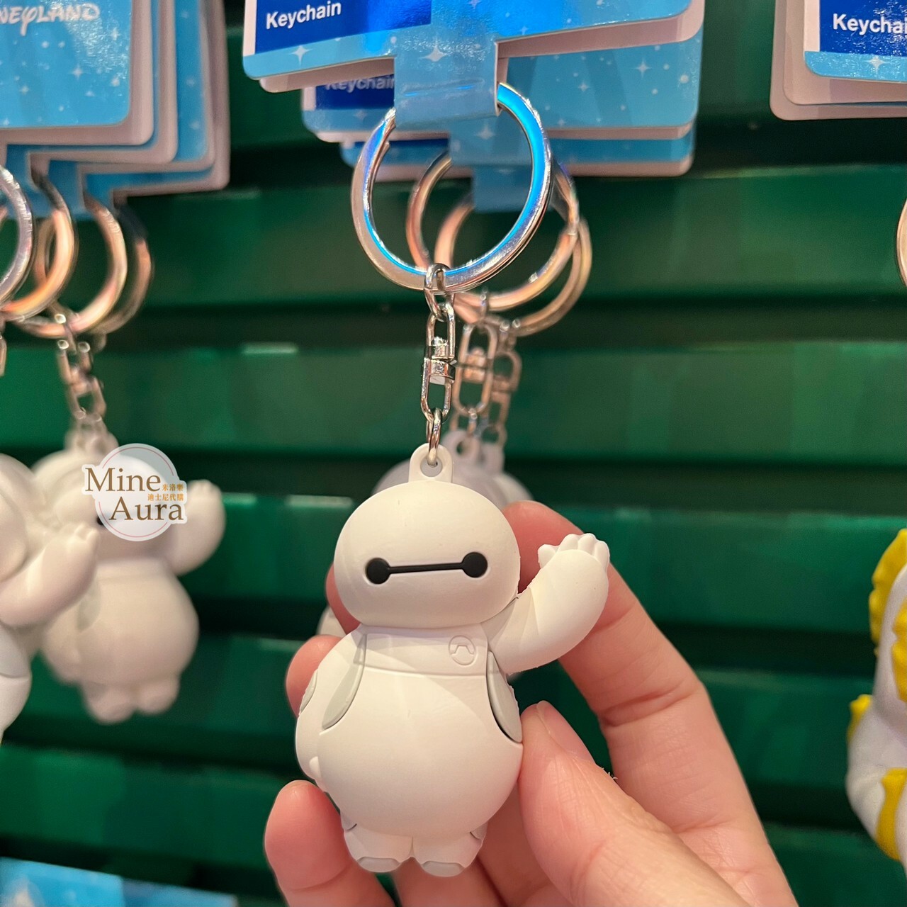 Q版 杯麵 Baymax 立體 舉手 鑰匙圈 吊飾 大英雄天團 Big Hero 6 -香港迪士尼樂園