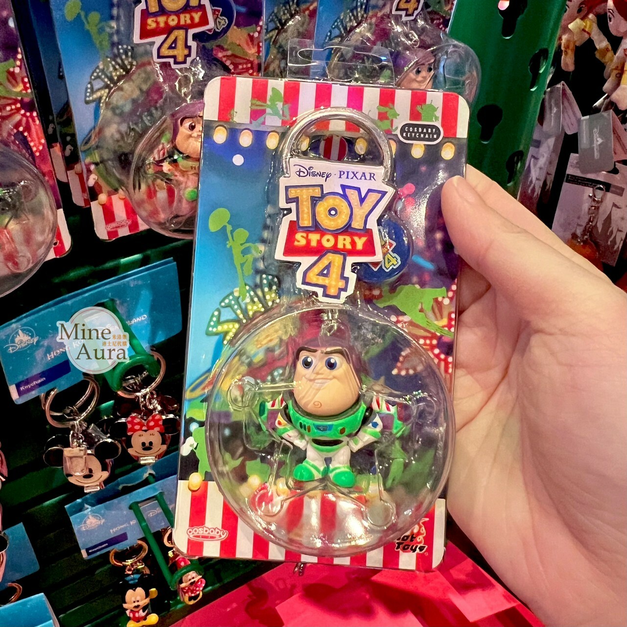 Q版 巴斯光年 Buzz Lightyear 立體 鑰匙圈 吊飾 玩具總動員 Toy Story -香港迪士尼樂園