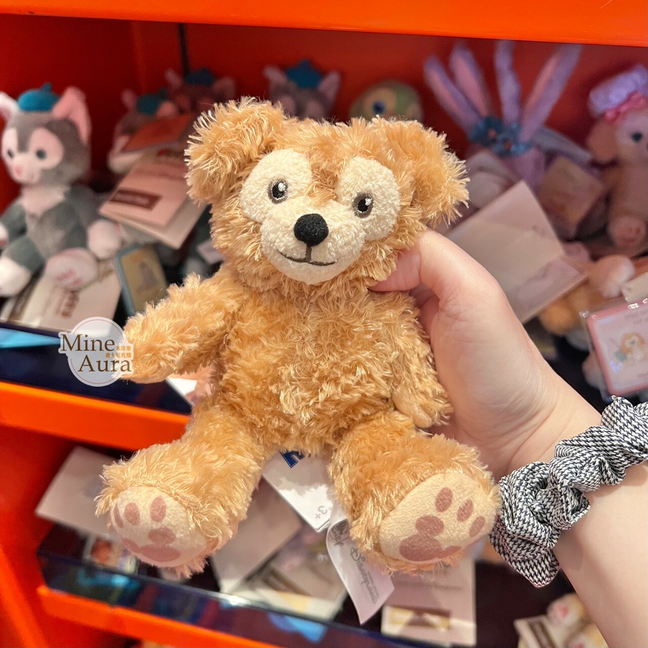 (現貨) 達菲 Duffy 磁鐵 坐肩 絨毛 娃娃 公仔 -香港迪士尼樂園