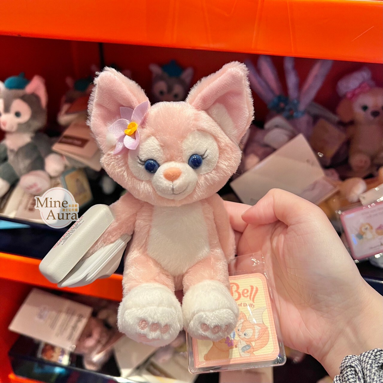 玲娜貝兒 Lina bell 磁鐵 坐肩 絨毛 娃娃 公仔 -香港迪士尼樂園