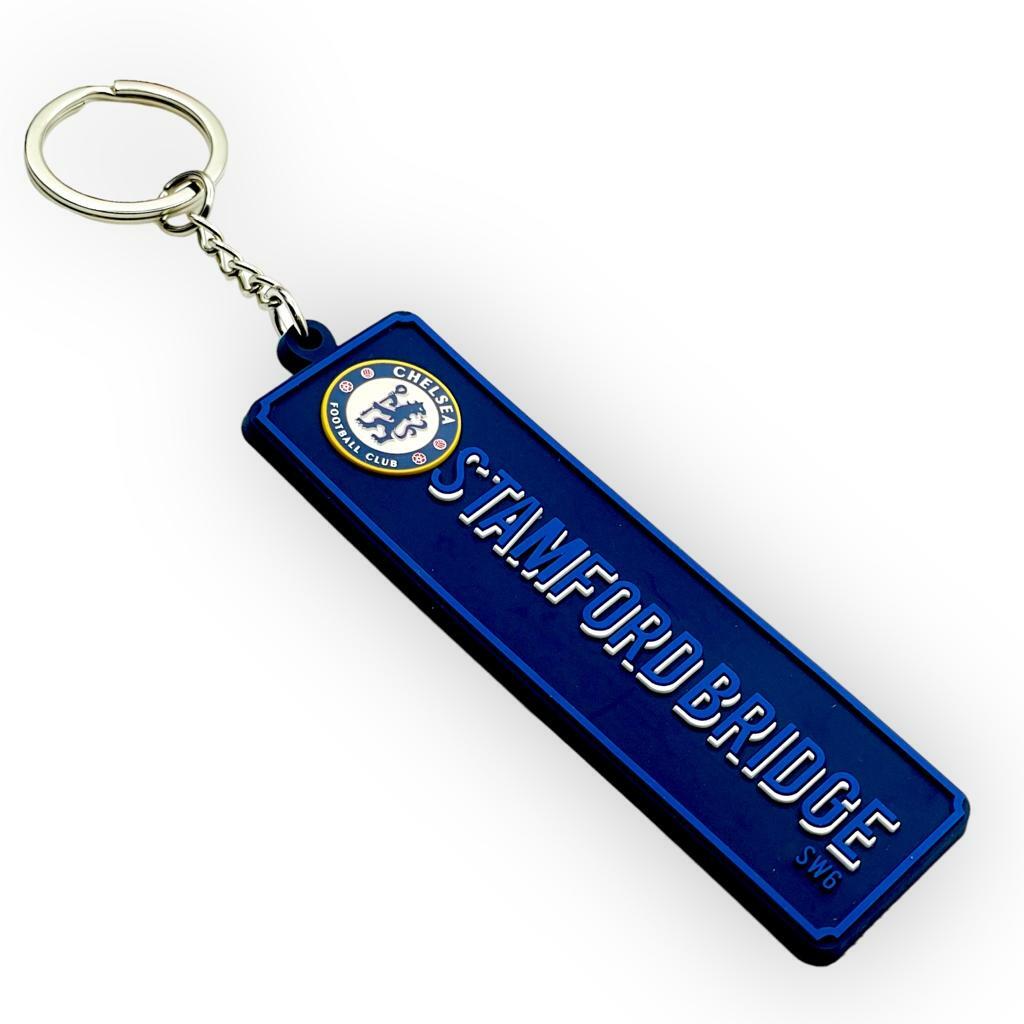 車路士黑色經典路牌鎖匙扣