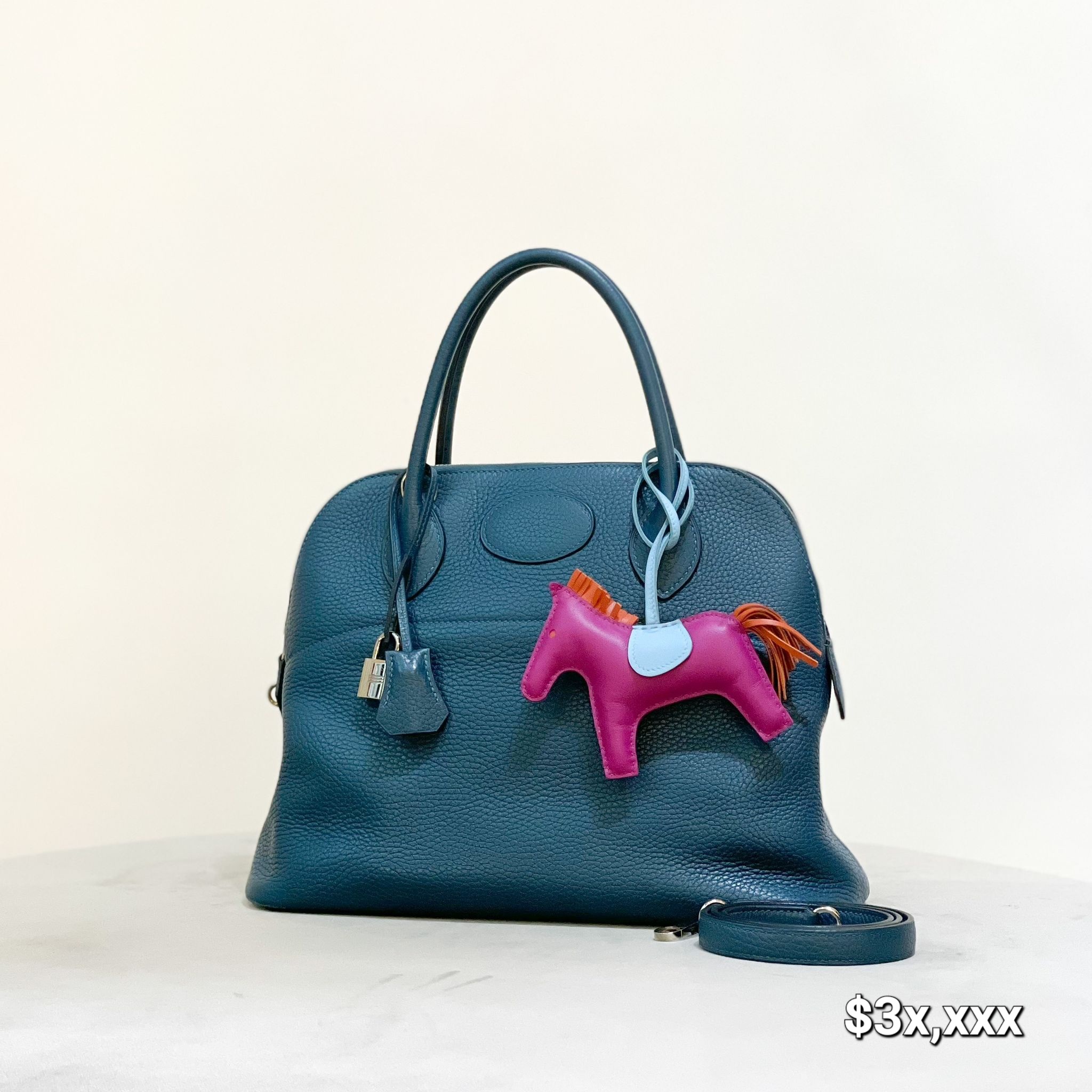 Preloved Hermes Bolide 31  TC Leather Blue Colvert HK$3x,xxx (HK$2,000 即時落訂)