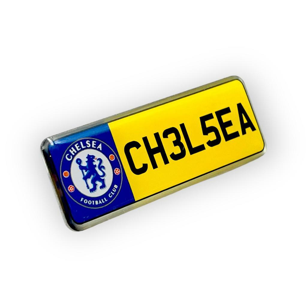 車路士黃色車牌襟章