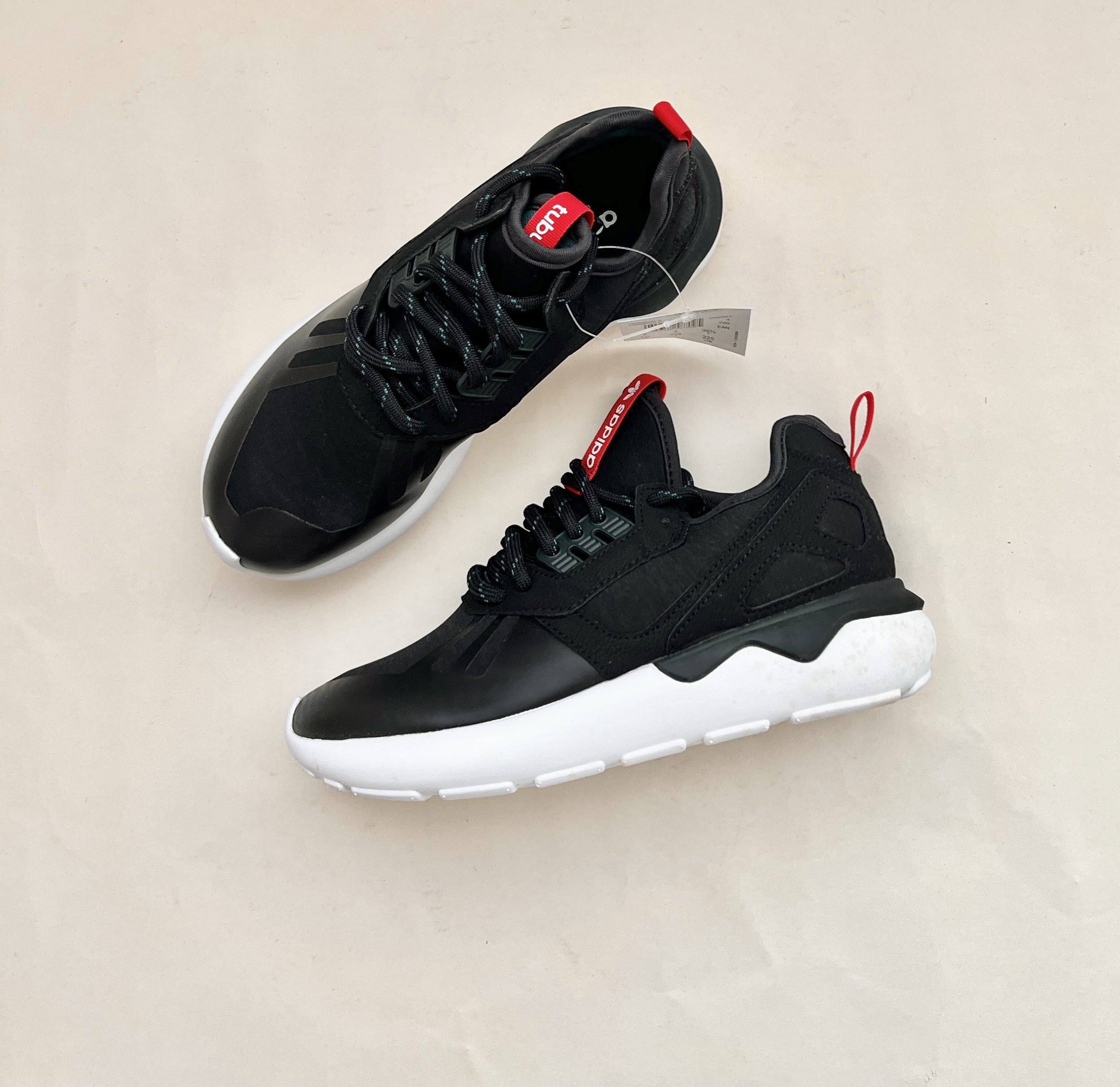 【現貨】Adidas Originals Tubular Weave 黑紅