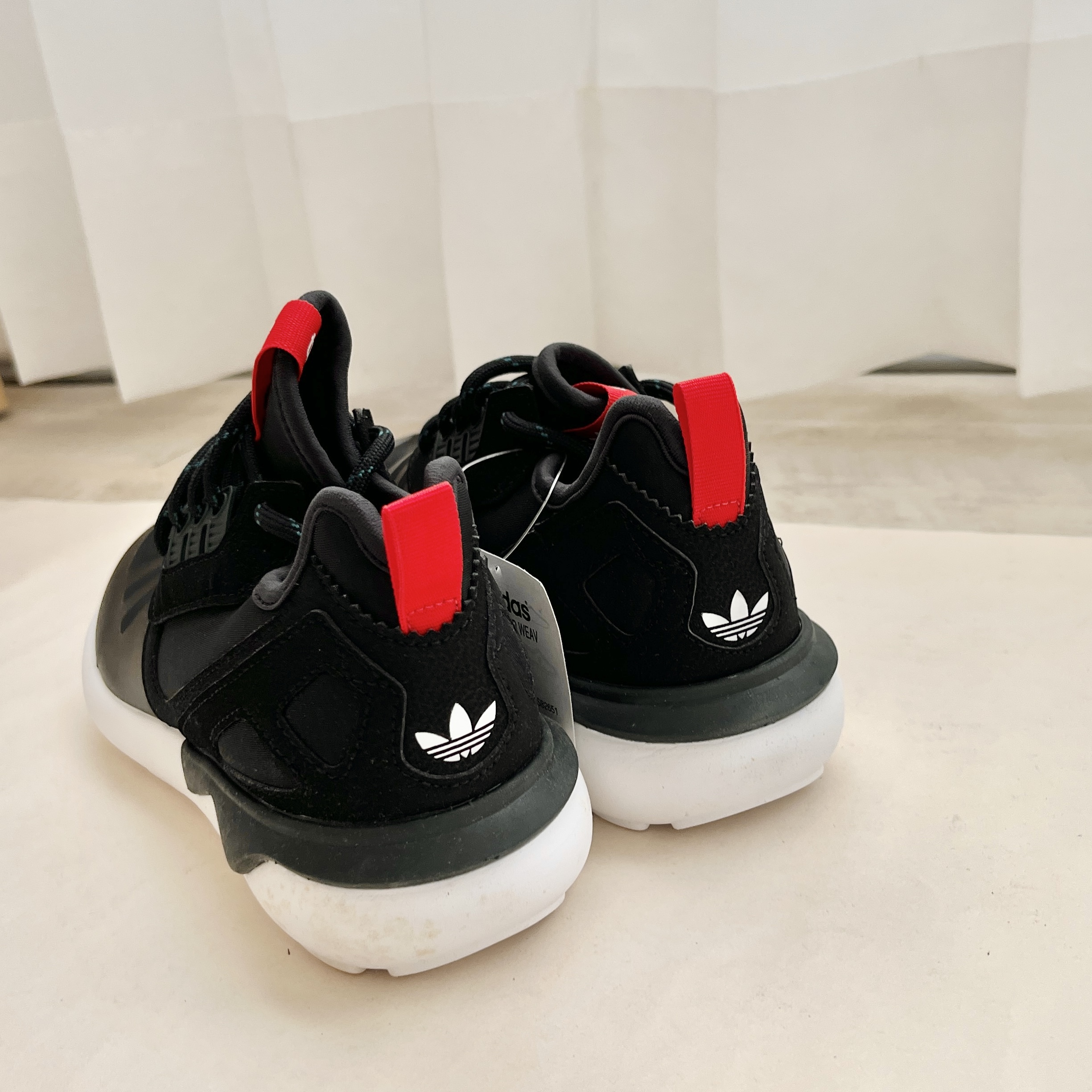 【現貨】Adidas Originals Tubular Weave 黑紅