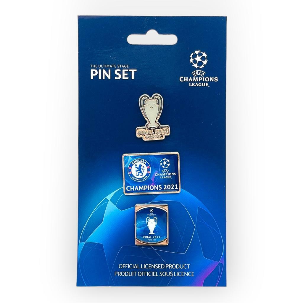 車路士歐聯冠軍3襟章套裝