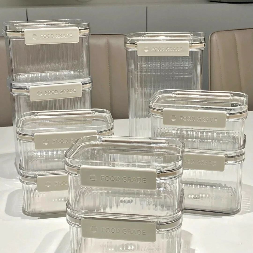 《2185》INS簡約萬用豎紋密封罐