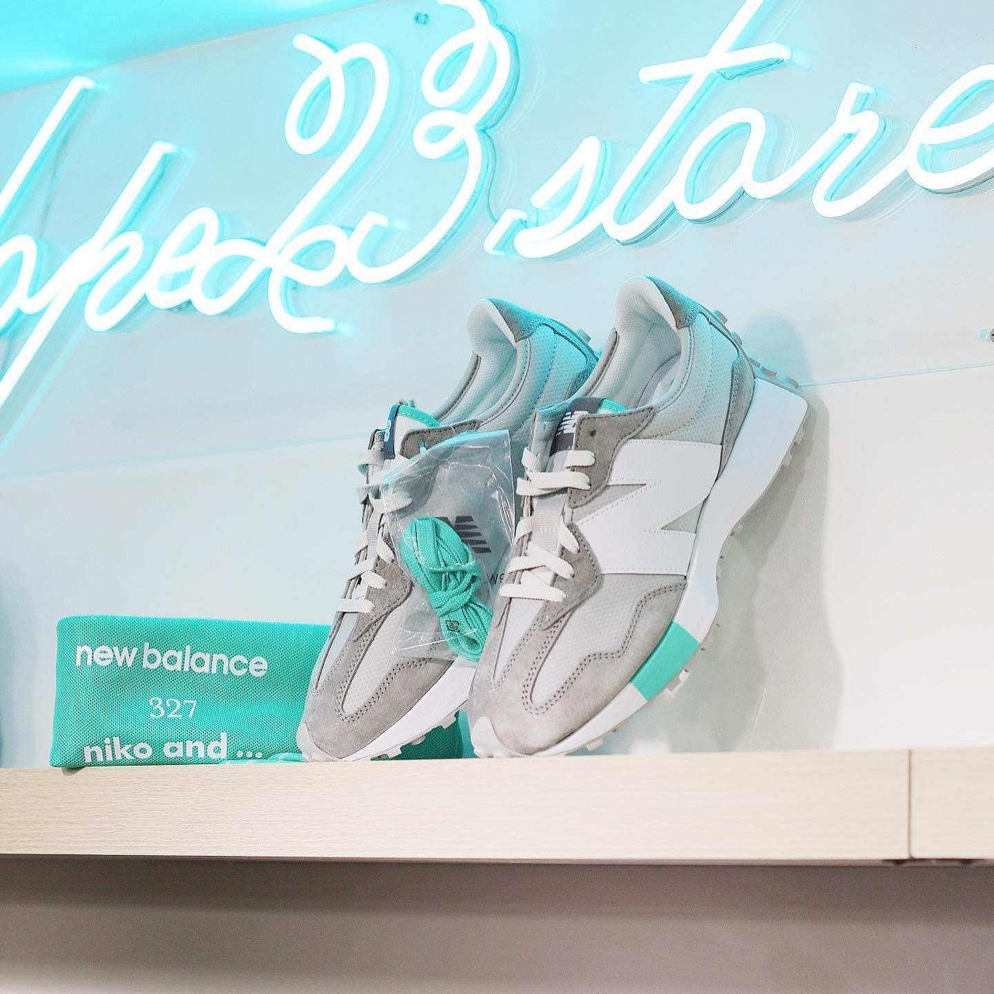 New Balance 327 Niko Grey Blue MS327RJ1