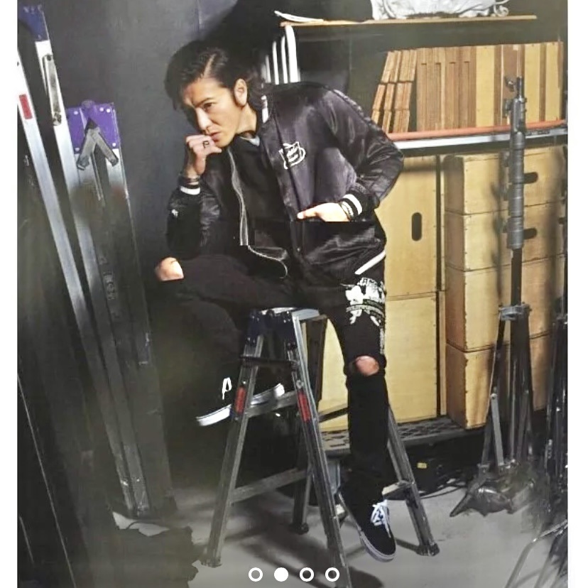 HYSTERIC GLAMOUR CR PATCH & SLASHS CHINO REMAKE SLIM BLACK DENIM - SIZE W34 IN STOCK NOW (現貨發售中)