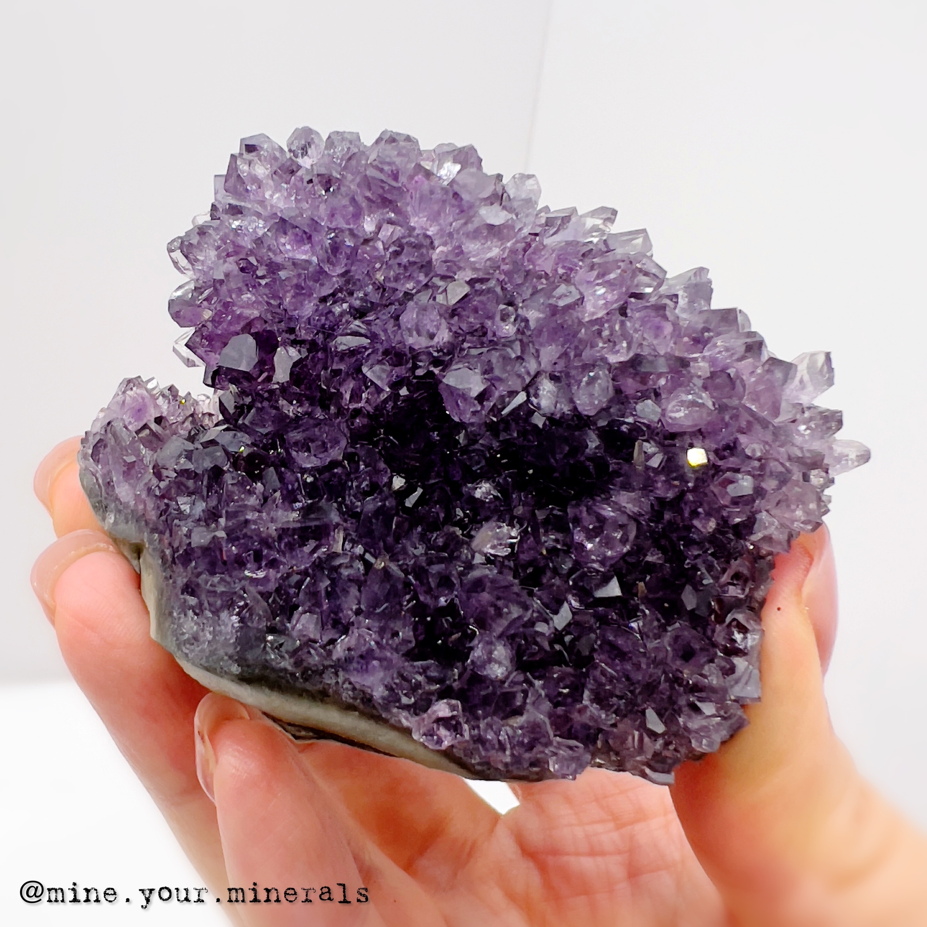 花球狀紫水晶簇