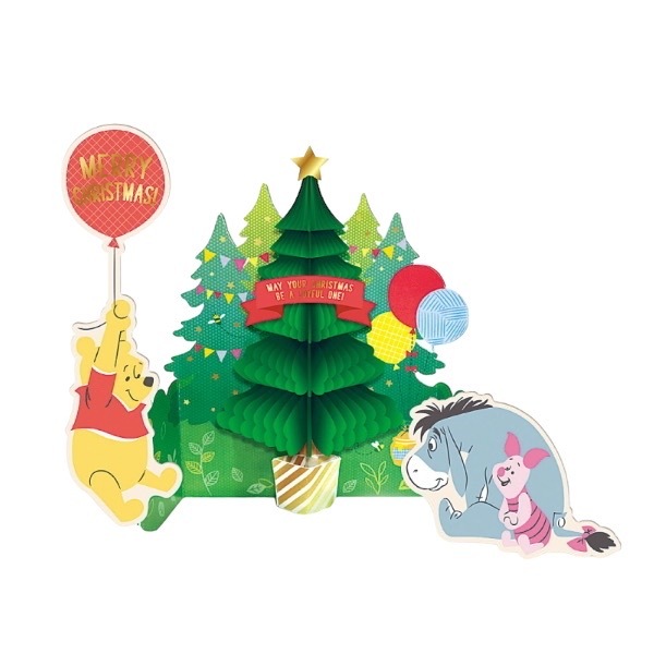 JP Pooh 立體聖誕卡 8337