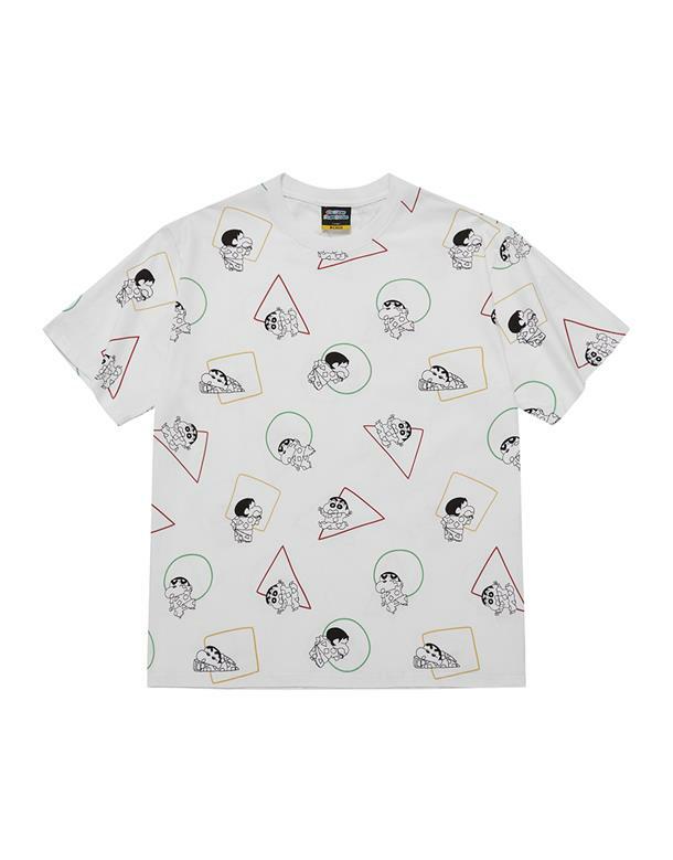 小新幾何滿版短 TEE