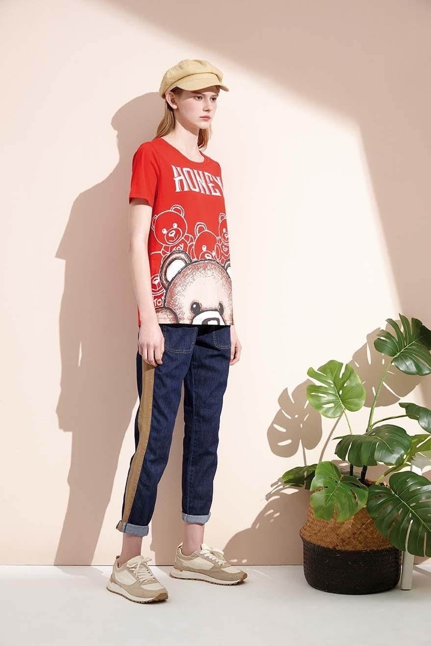 西部牛仔風帥氣口袋造型牛仔長褲S6181