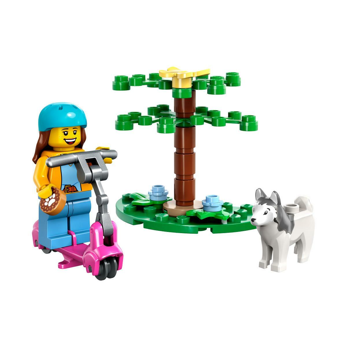 LEGO 30639 Dog Park and Scooter Polybag 狗公園和滑板車 (City)