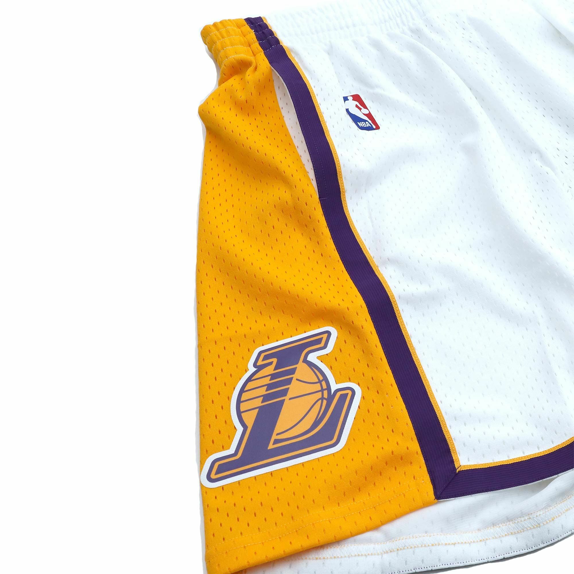 Mitchell & Ness Swingman Shorts Los Angeles Lakers 2009-10 Alt  球迷版球褲 短褲 湖人 白 MNSWS-G269B [台灣現貨]