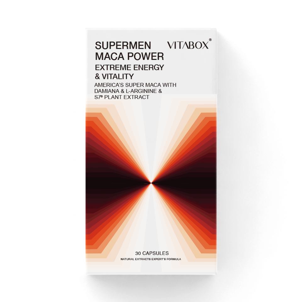 【戰神專科】600%秘魯黑紅瑪卡+德國專利透納葉+日本L-精胺酸+S7植萃物 Vitabox®