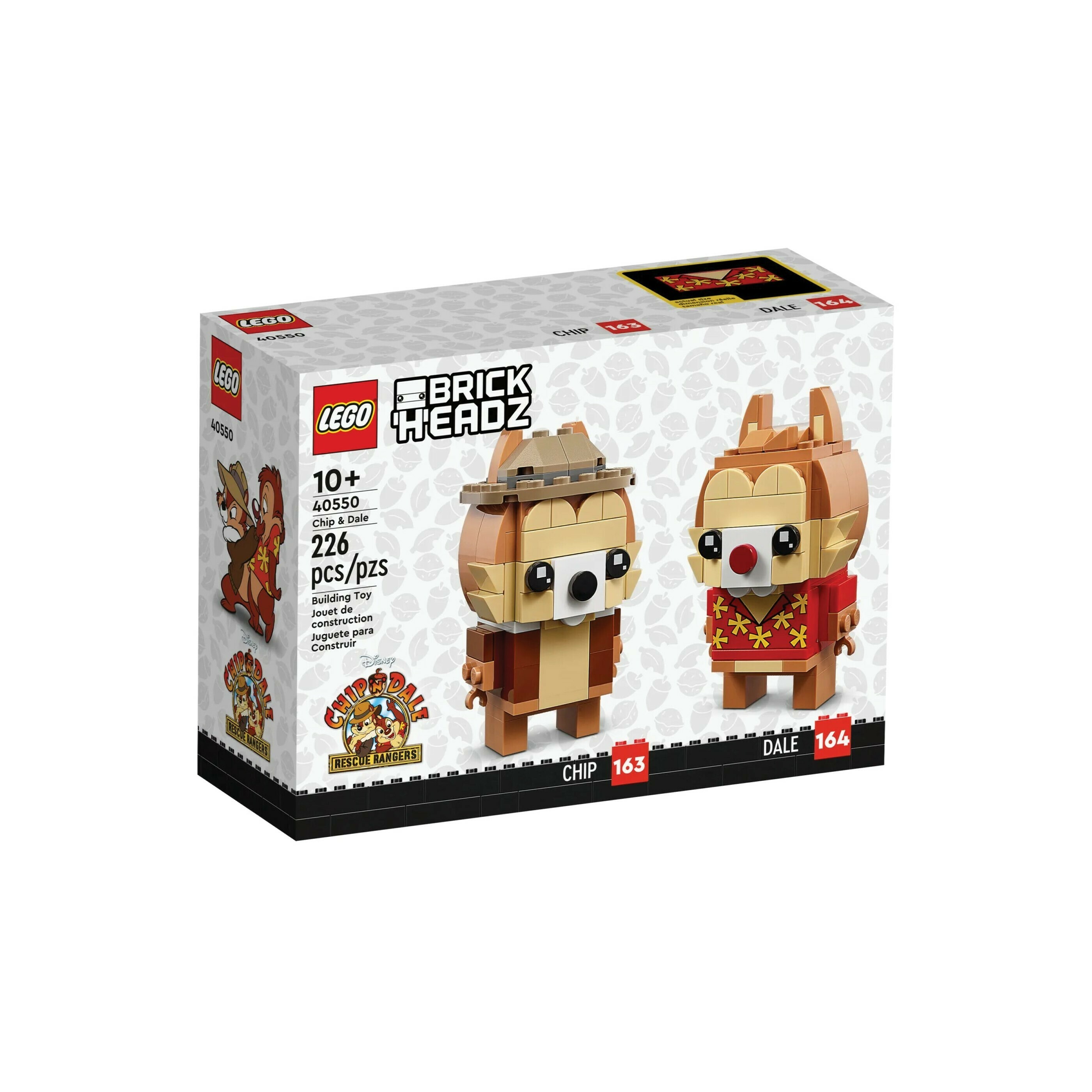 LEGO Brickheadz 40550 : 鋼牙與大鼻Chip & Dale 《迪士尼》