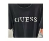 [S] GUESS UNISEX SIGNATURE SHORT SLEEVE TEE,BLACK, MN2K9430-BLK (SGU366)