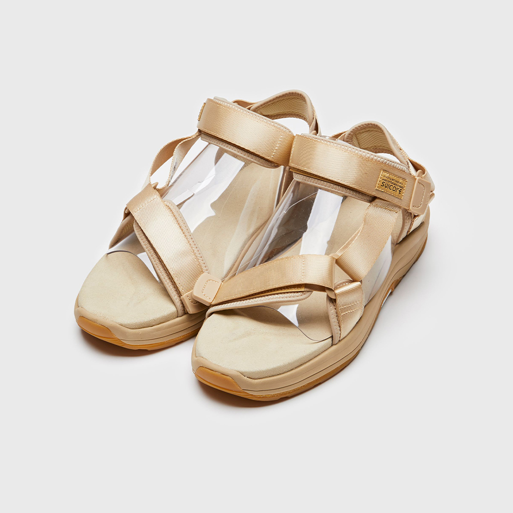 [出清商品售出無退換] SUICOKE DEPA-RUN OG-333OL 卡其 魔鬼氈 慢跑鞋底 厚底 涼鞋【SK23333BE】