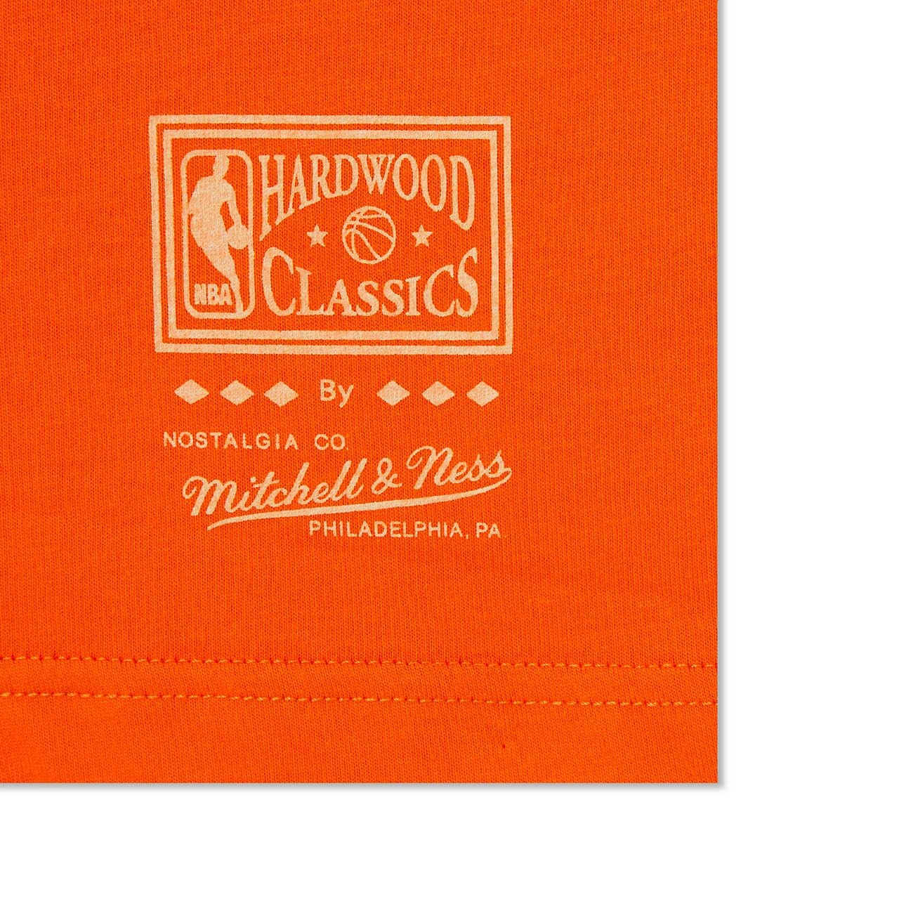 Mitchell & Ness NBA Logo Dad Tee太陽 橘 短袖 MT22A-TS01PSO [台灣現貨]