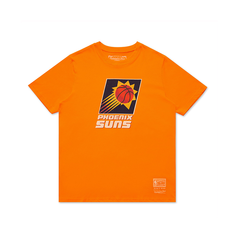 Mitchell & Ness NBA Logo Dad Tee太陽 橘 短袖 MT22A-TS01PSO [台灣現貨]