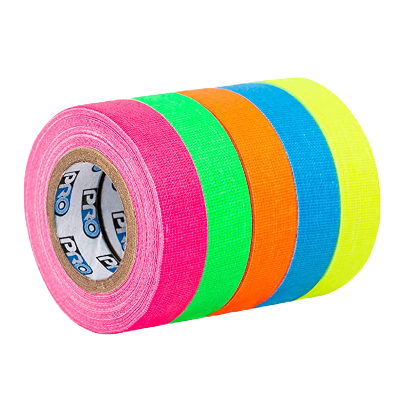 Buy Micro Gaffer Fluorescent Gaffer Tape 25mm x 7.3m 4 (Pink