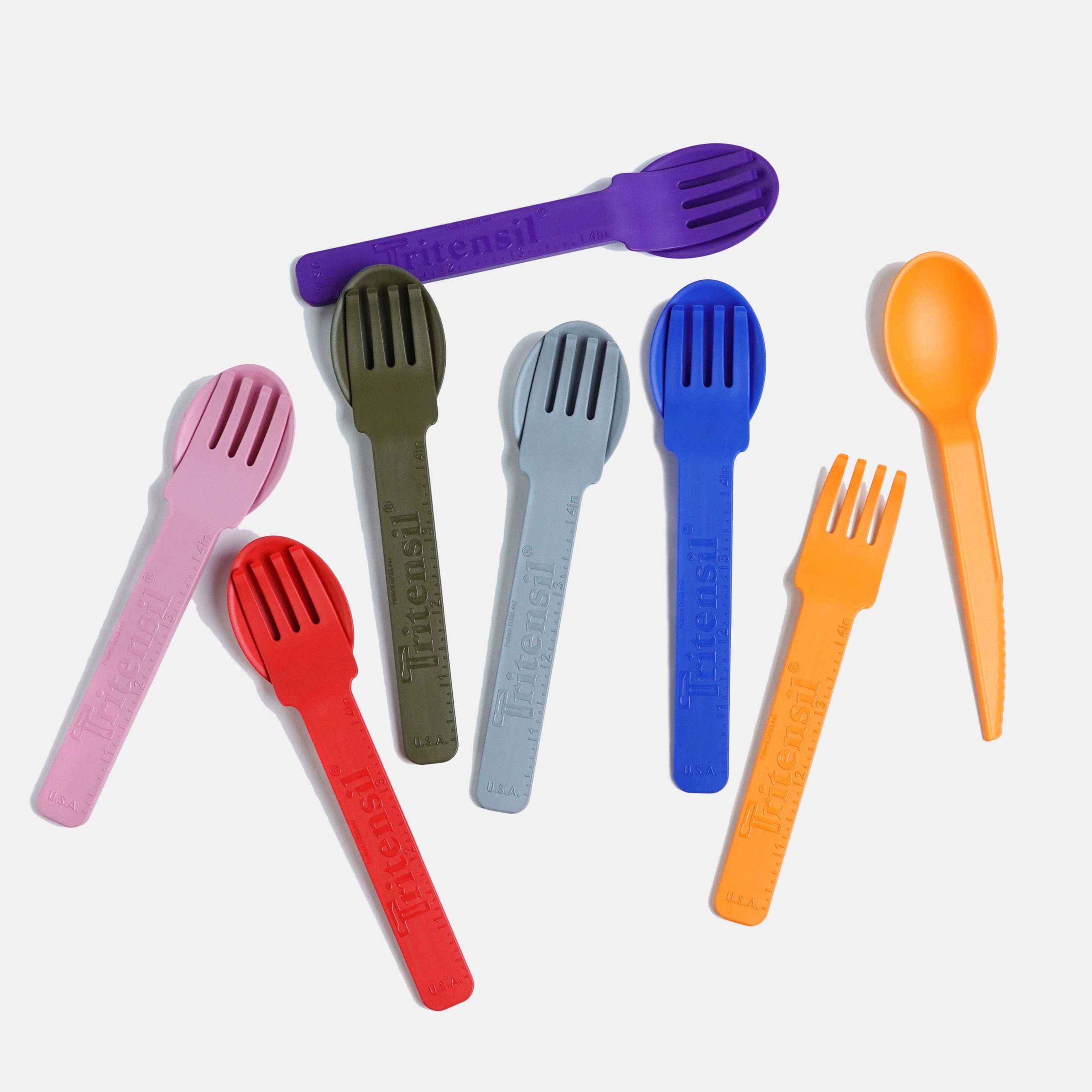 Tritensil｜Toxic Food Grade Utensil 輕量化餐具 “Full Size 7colors”