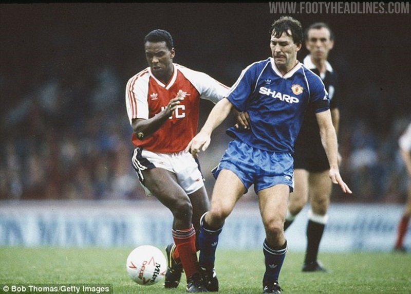 1988 Manchester United Originals Blue Third Retro Shirt