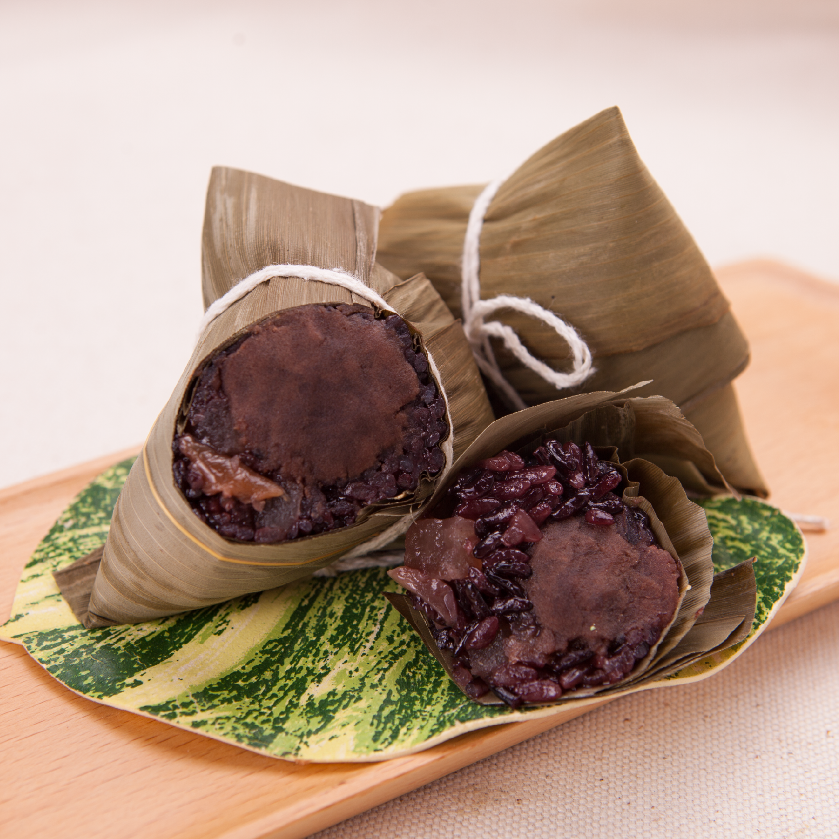 【批量生產】紫米桂圓紅豆粽