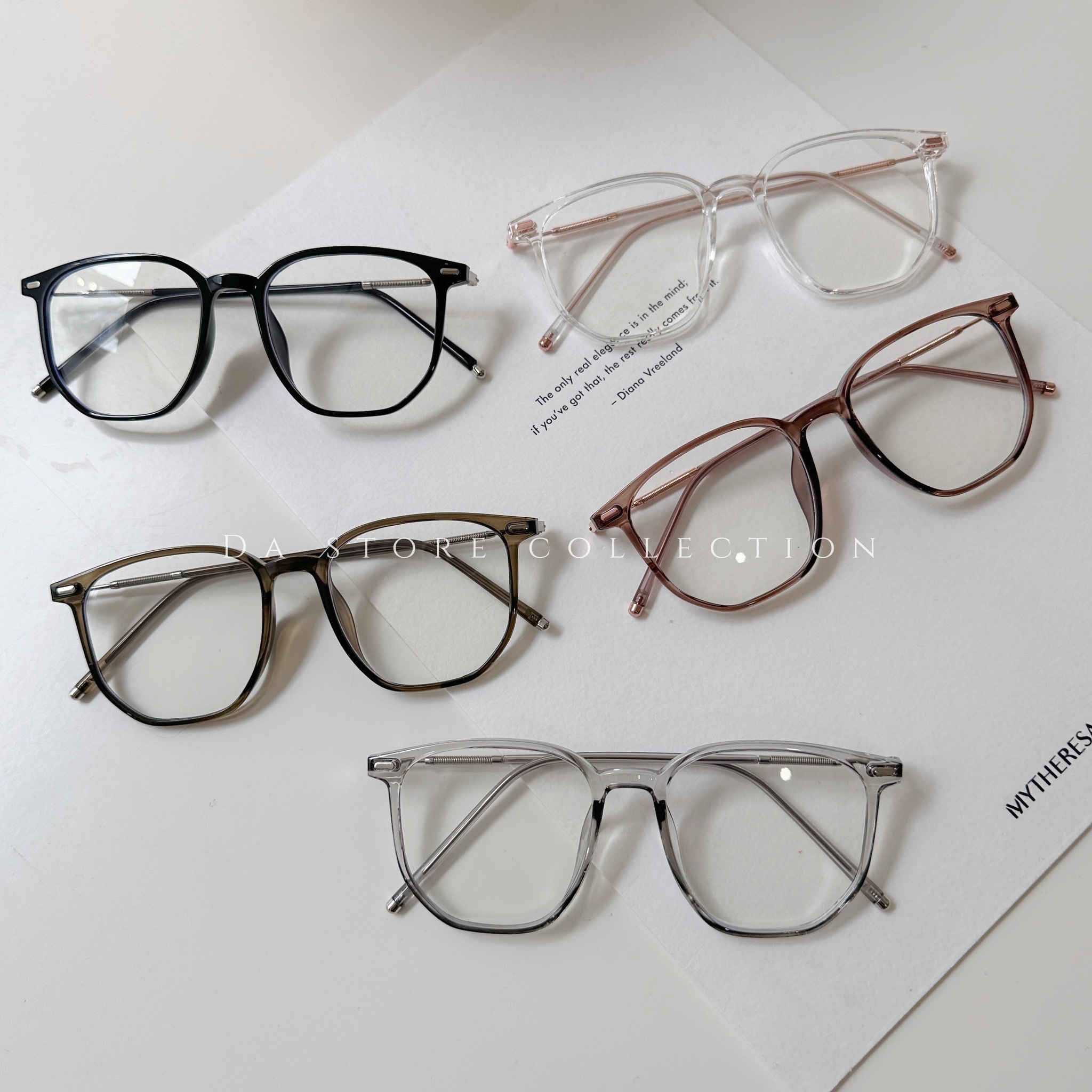 🇰🇷TR9302抗藍光多角眼鏡/五色