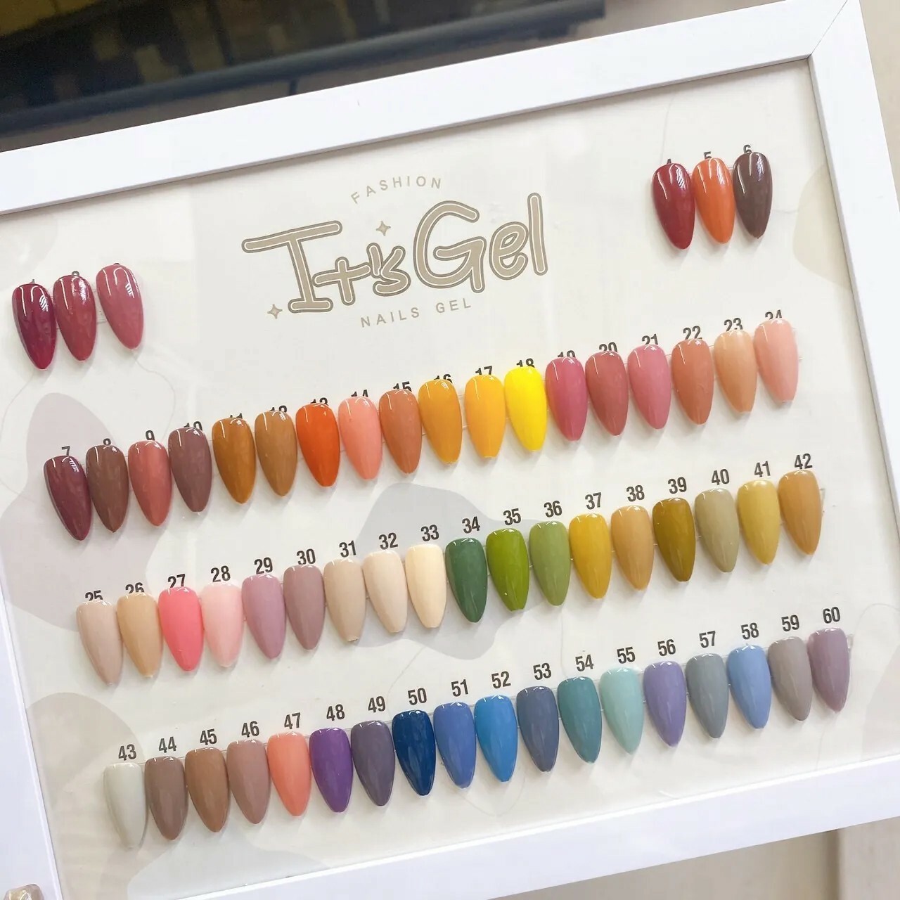 【禮品】各品牌凝膠色卡