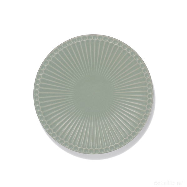 STUDIO M' - Merci 芽苗意象浮雕盤/14cm/薄荷綠