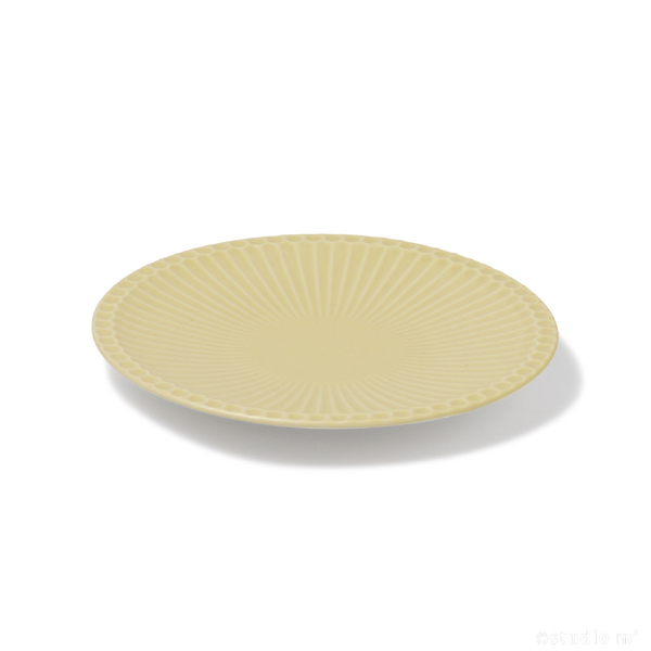 STUDIO M' - Merci 芽苗意象浮雕盤/14cm/檸檬黃