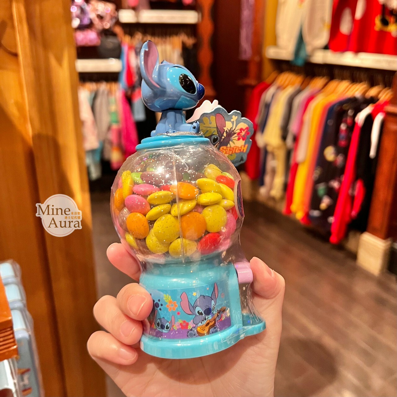 史迪奇 Stitch 扭蛋機造型 糖果盒 星際寶貝 Lilo & Stitch -香港迪士尼樂園