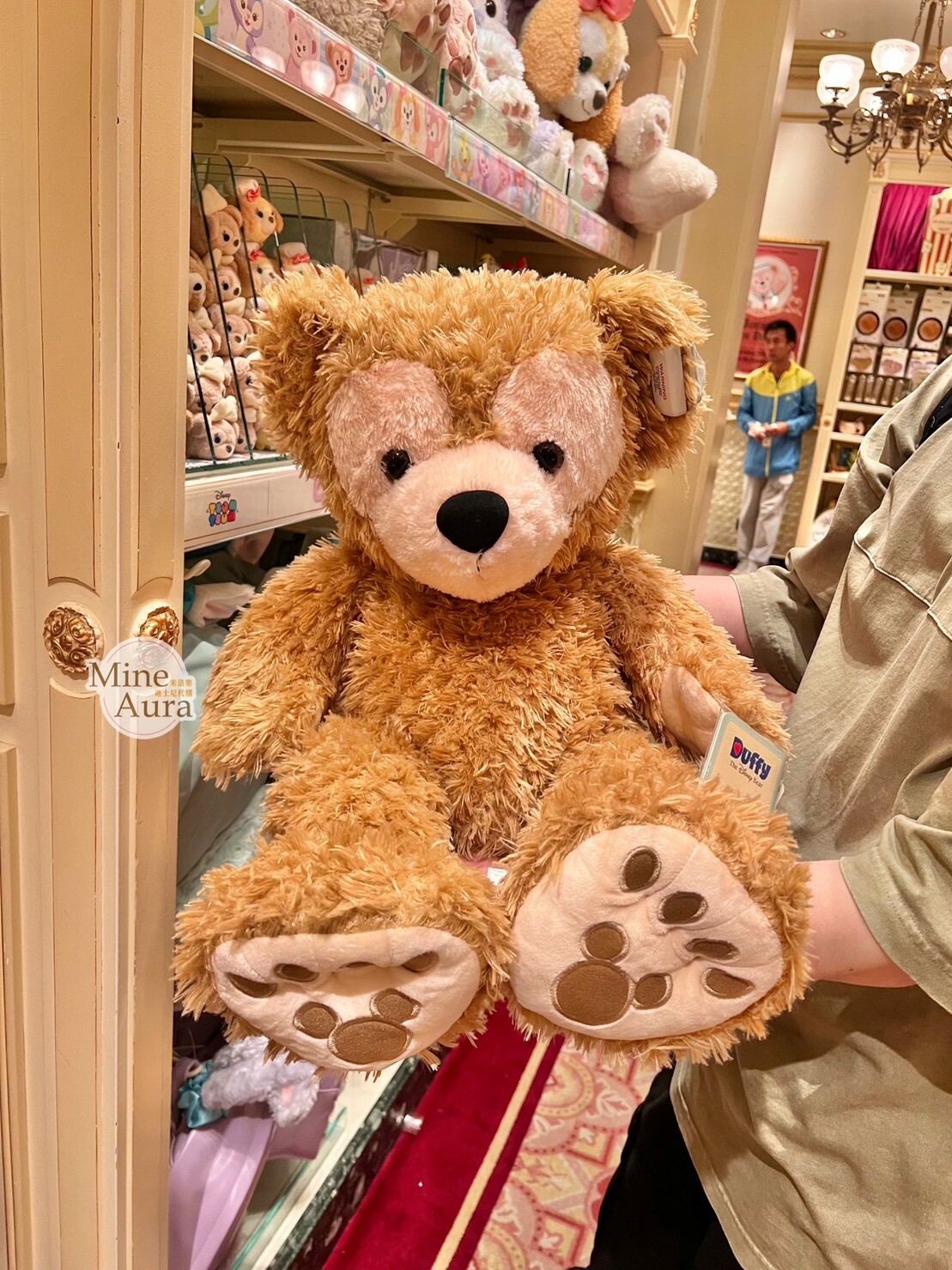 達菲 Duffy M號 娃娃 玩偶 -香港迪士尼樂園