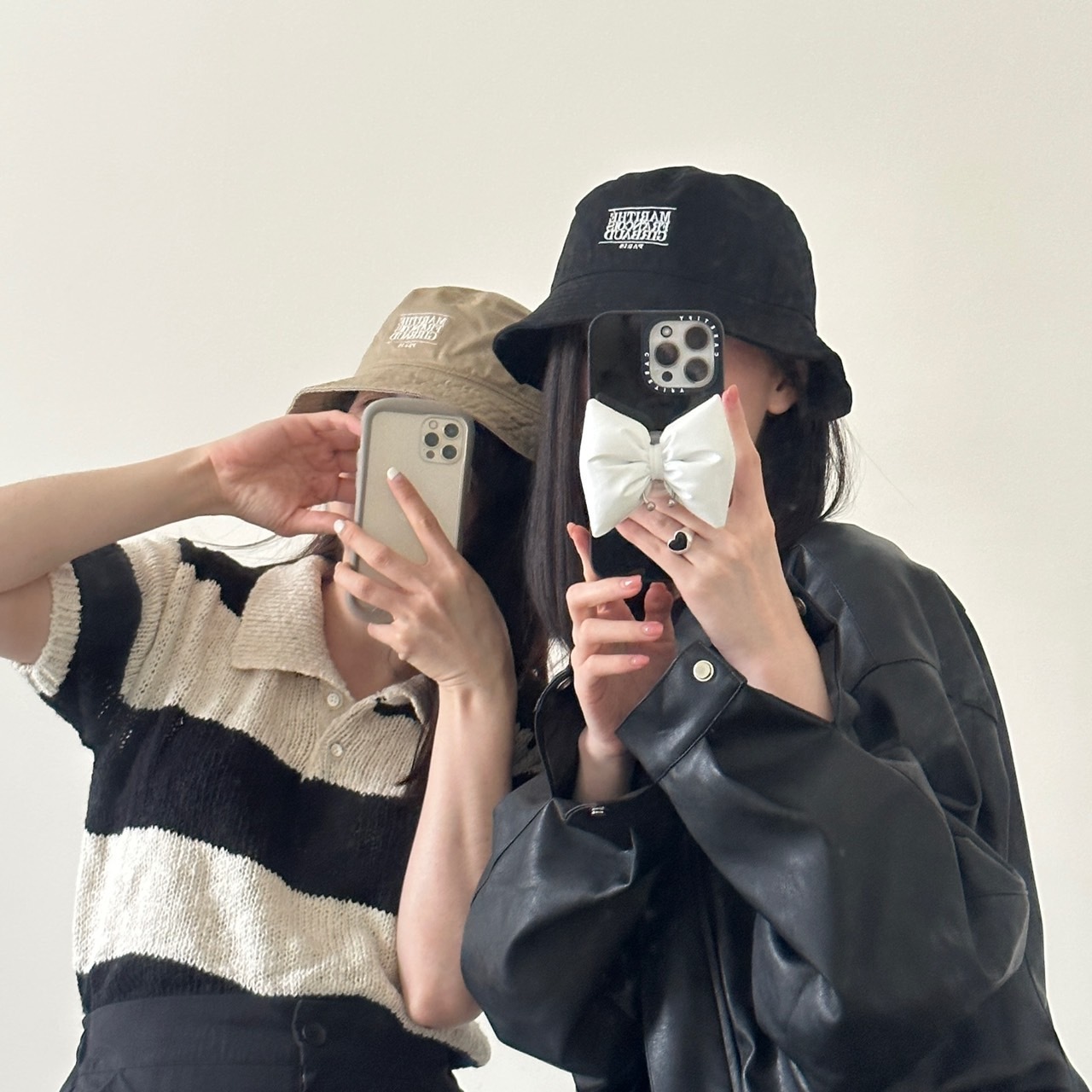 #現貨供應 MARITHE FRANCOIS GIRBAUD 經典LOGO漁夫帽